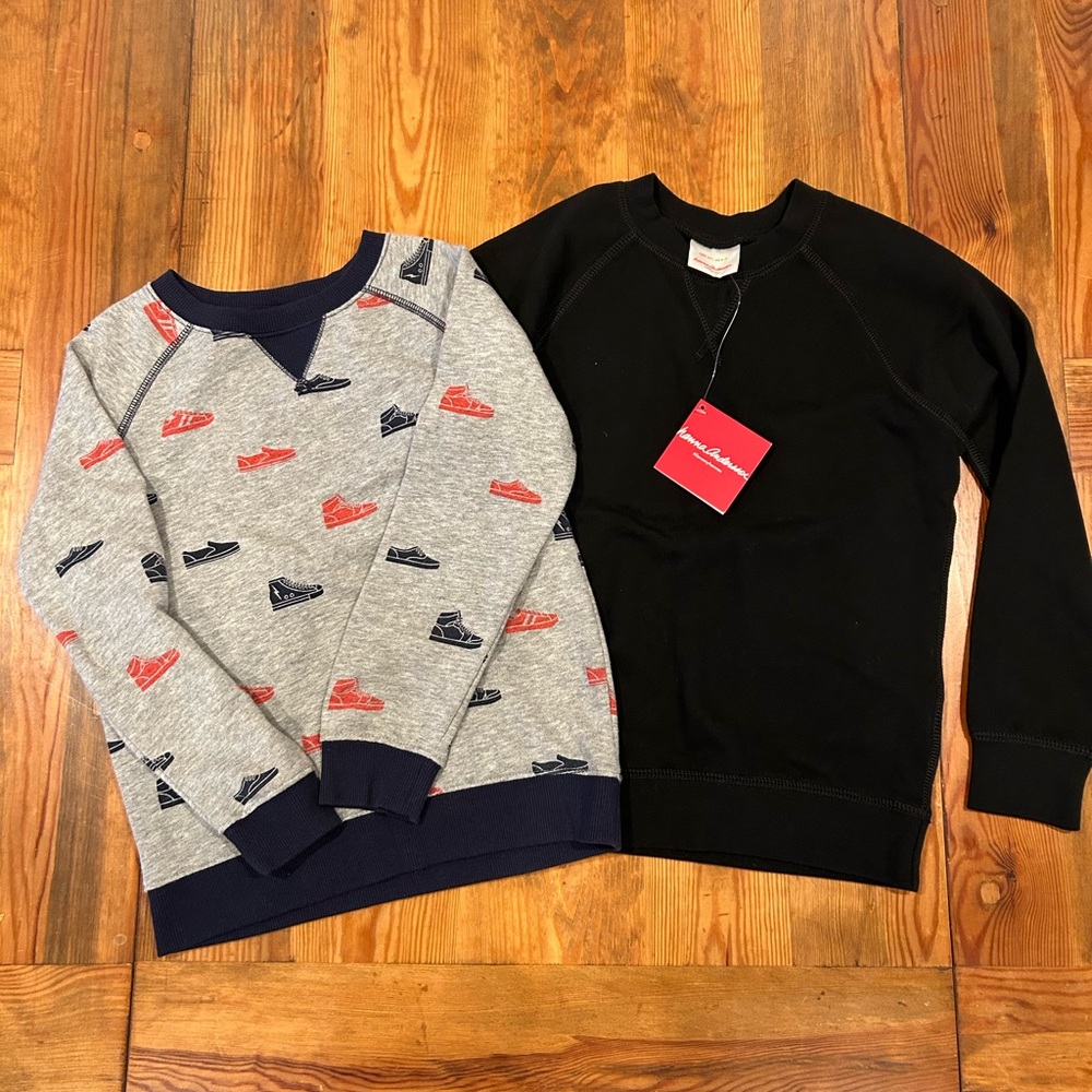 2 kids lightweight sweatshirts.